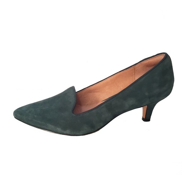 clarks pumps green